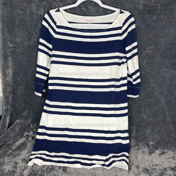 Lilly Pulitzer Cassie Striped Mini Dress size M - Picture 1 of 3